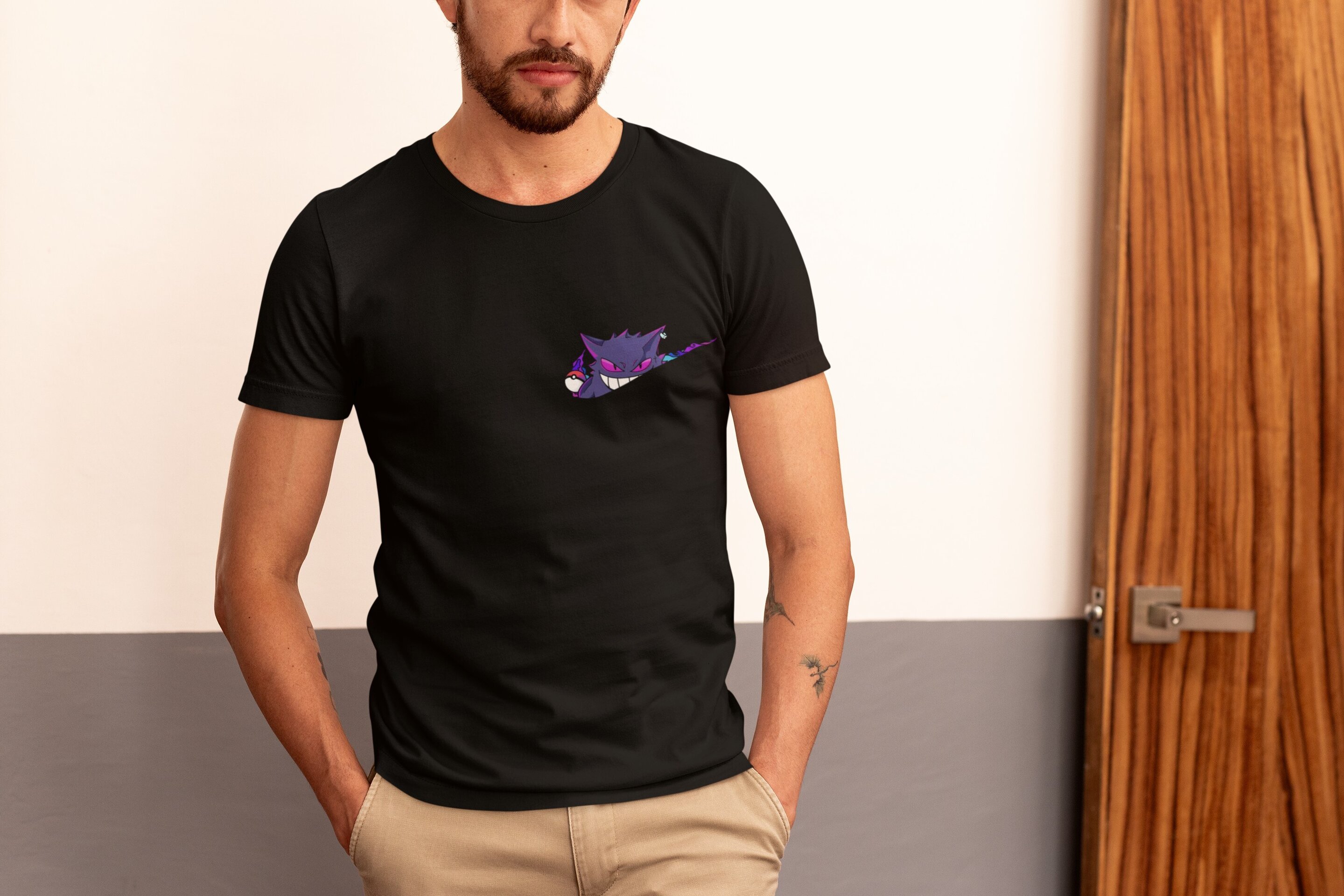 Camiseta Gengar para Hombre – Diseños Exclusivos Inspirados en el Pokémon Fantas - 2