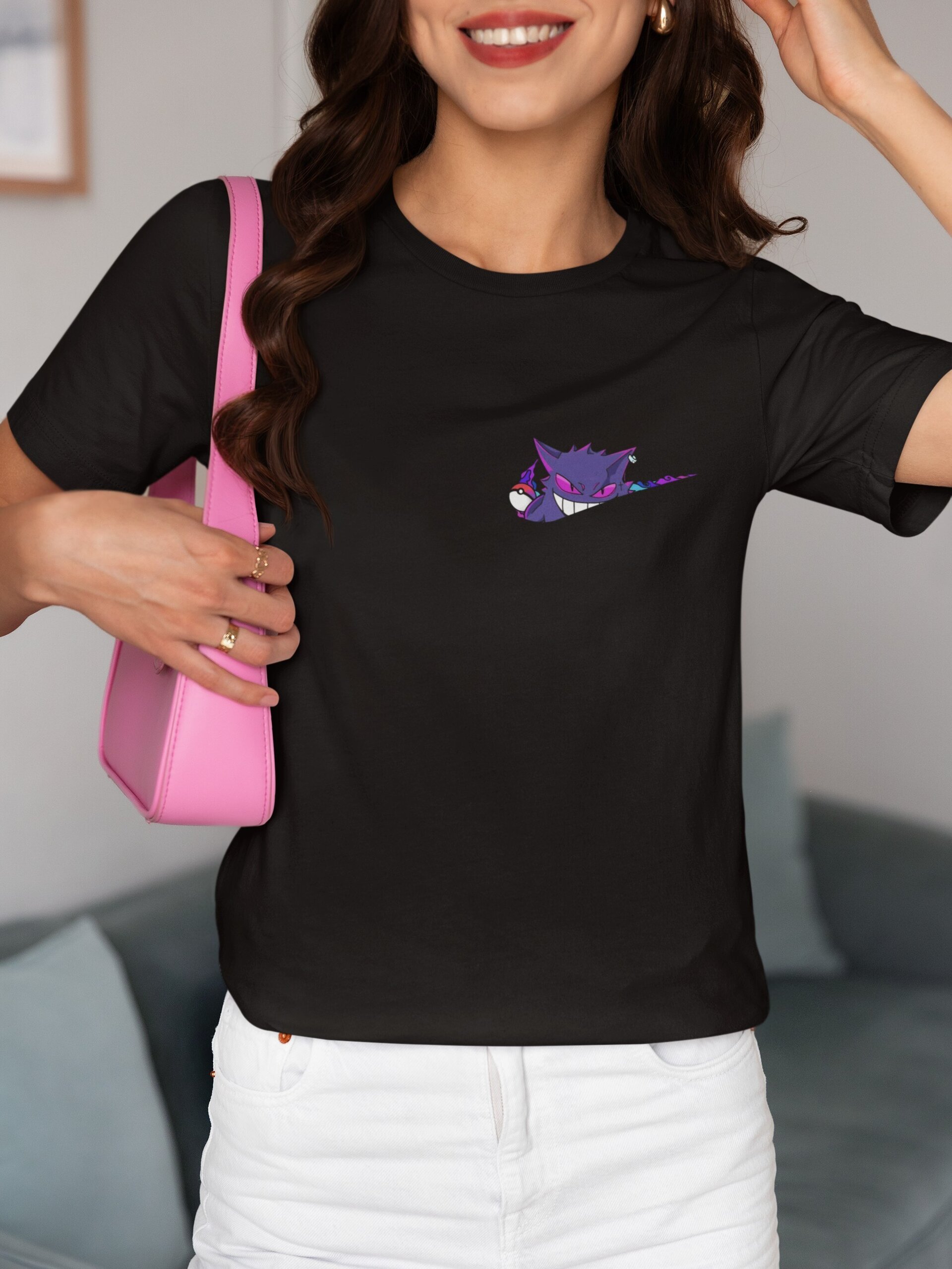 Camiseta Gengar para Mujer – Diseños Exclusivos Inspirados en el Pokémon Fantasm - 2