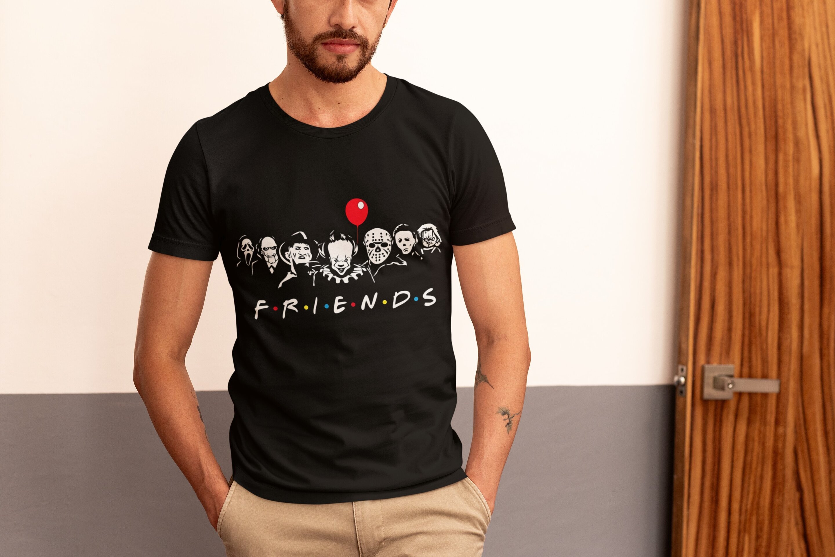Camiseta Iconos del Terror para Hombre – Diseños Exclusivos de los Protagonistas - 2